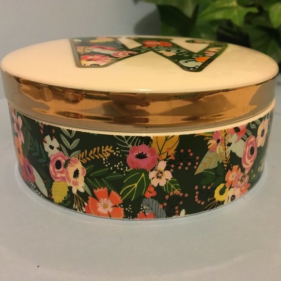 New MIA CHARRO Monogrammed Jewelry Box - "W" - Picture 3 of 7